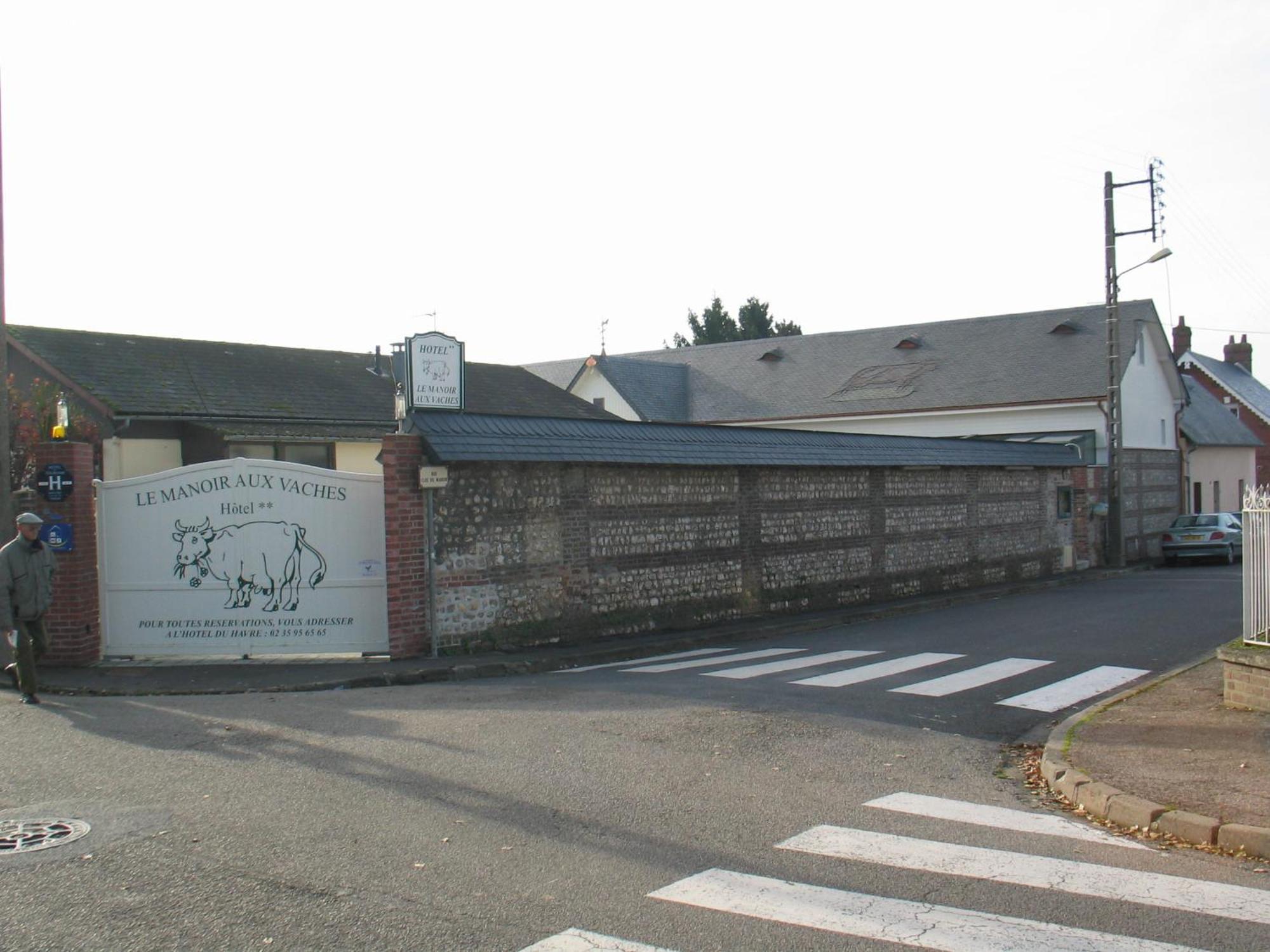Hôtel Le Manoir aux Vaches Yvetot Exterior foto